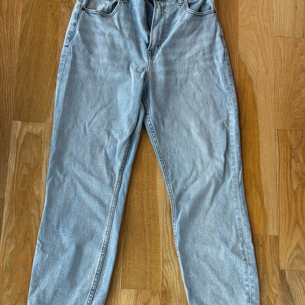 Abercrombie & Fitch Light Blue Boyfriend Jeans